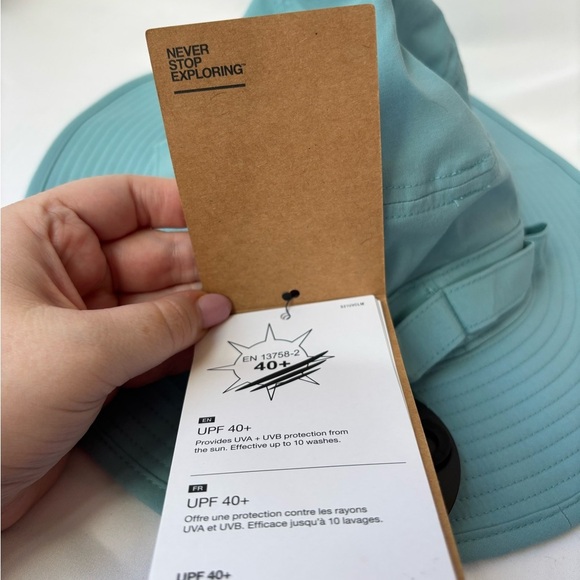 The North Face Class V Brimmer Bucket Sun Hat NWT Teal - Picture 5 of 8